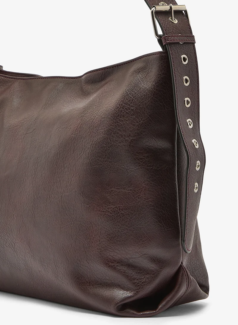 ELLA Brown Classic Slouch Tote Bag for Women | Best Price UAE